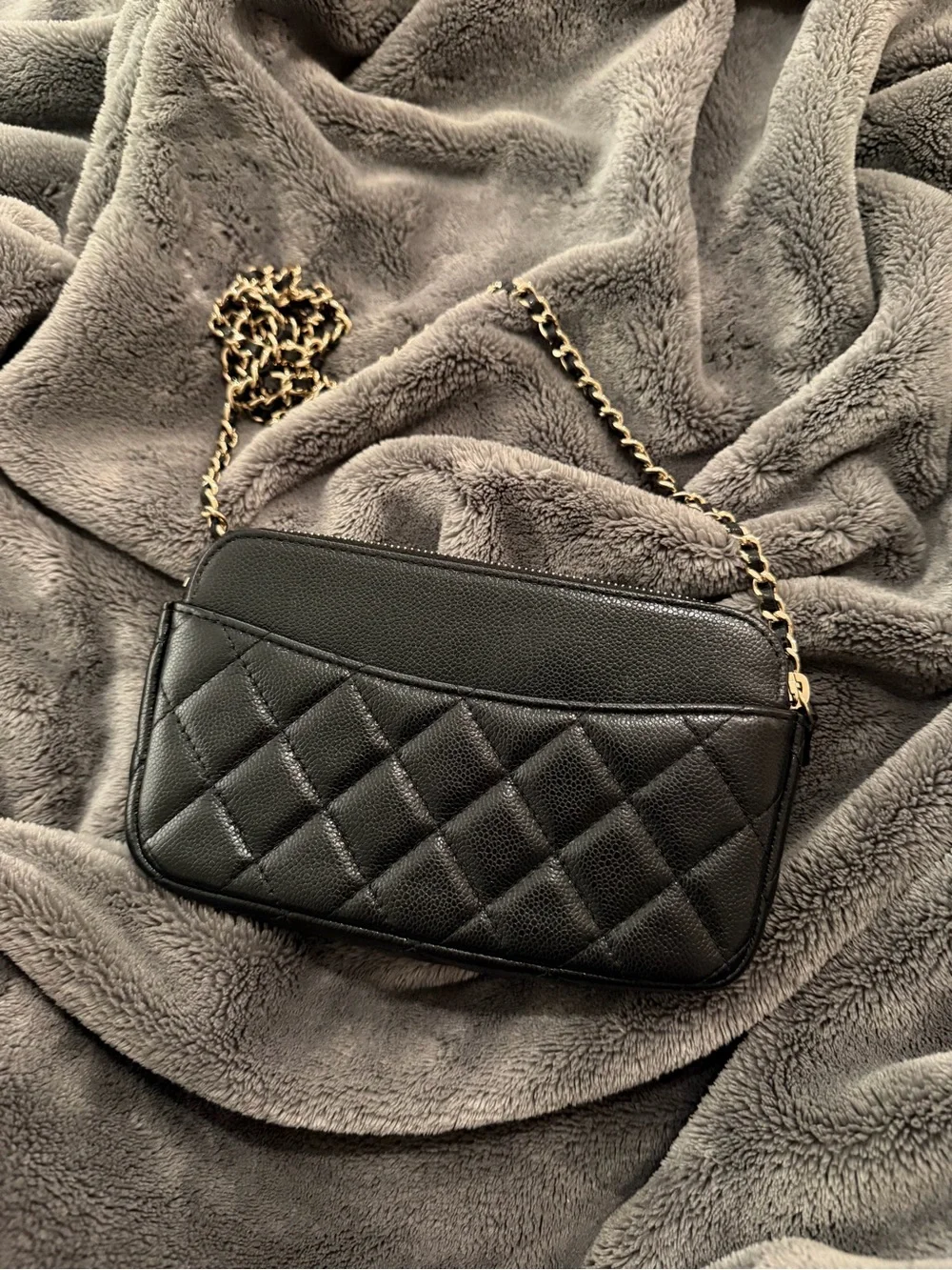 Chanel Classic Flap Phone Holder on Chain
